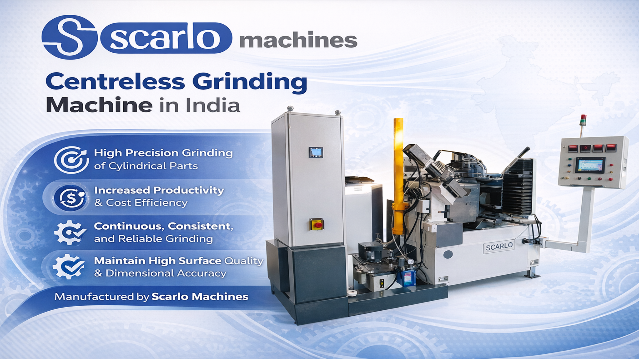 Centreless Grinding Machine in India